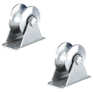Polea  Para Riel 2 1/2"  Con Base (60mm)