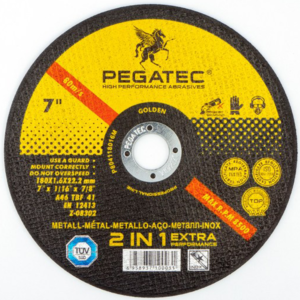 Disco de corte de 7"  X  1/16 ULTRAFINO PEGATEC