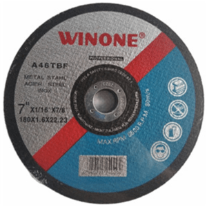 Disco de corte de 7"X 1/16 X 7/8 WINONE