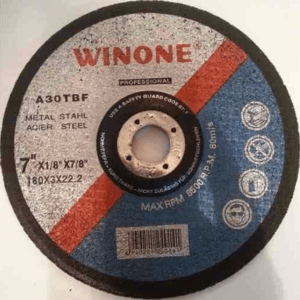 Disco de corte de 7 X 1/8 WINONE