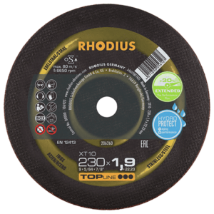 Disco de corte de 9"X 5/64 RHODIUS