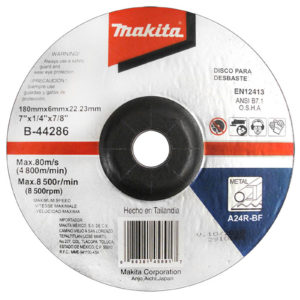 Disco de pulir 7  X 1/4  MAKITA