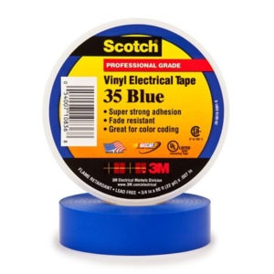 Tape  Electrico  Scotch 35 Color  Azul.